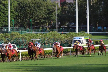 Happy Valley Racecourse gün zamanında Hk