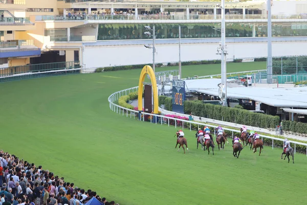 Corse Cavalli Hong Kong Jockey Club — Foto Stock