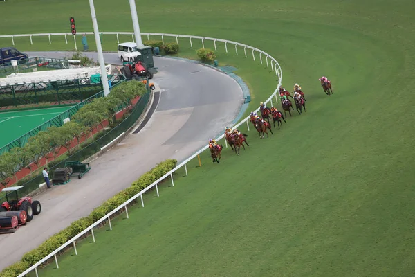 Bir Gün Zaman Mutlu Valley Racecourse — Stok fotoğraf