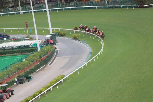 Bir Gün Zaman Mutlu Valley Racecourse — Stok fotoğraf