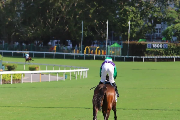 Hongkong Toru Wyścigów Konnych Happy Valley — Zdjęcie stockowe