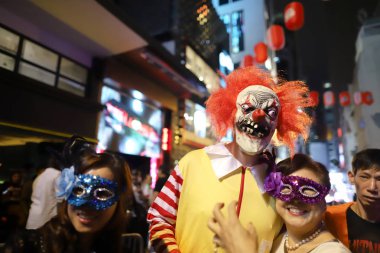 cosplayer korkunç bir makyaj Lkf parti tadını çıkarın