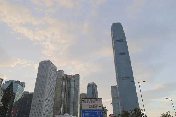 Гонконг Вниз Місто 2018 — стокове фото