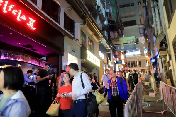 Halloween Lan Kwai Fong Hong Kong — Foto de Stock