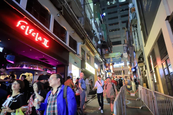 Halloween Lan Kwai Fong Hong Kong — Stock Fotó