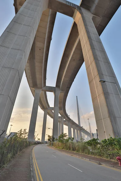 ストーンカッターズ橋と清華社高速道路 — ストック写真