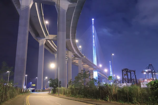 Ночной Вид Стоункаттерского Моста — стоковое фото
