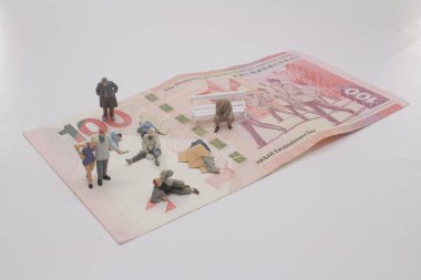 ayyaş banka dekontu üzerindeki mini figür