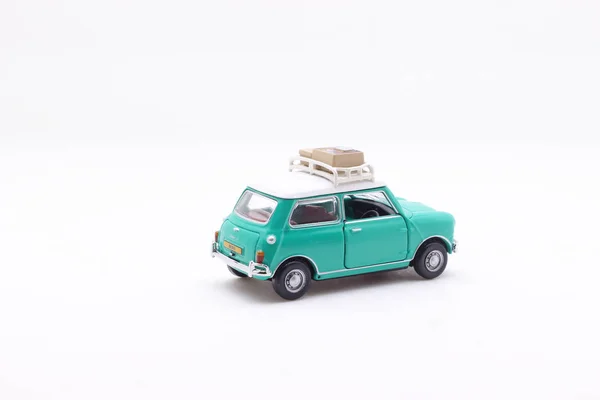 Escala Mini Coopers Exibição Brinquedos — Fotografia de Stock