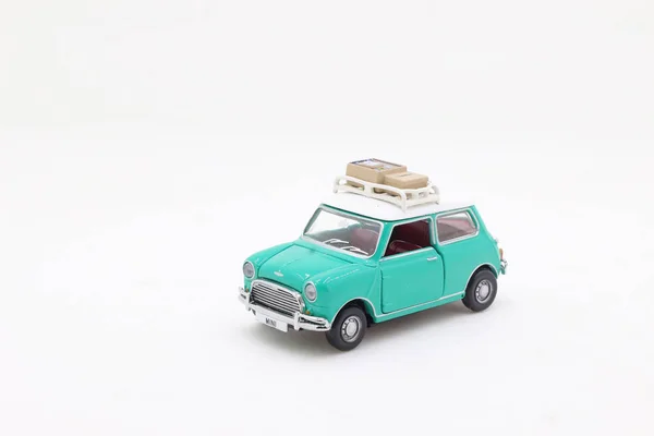 Escala Mini Coopers Exibição Brinquedos — Fotografia de Stock