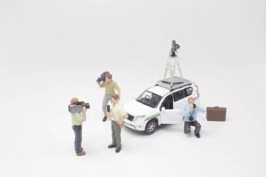 bir grup film marker oyuncak figür