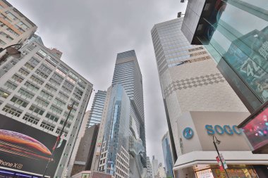 modern binalar cephe yansıtmak Causeway Bay