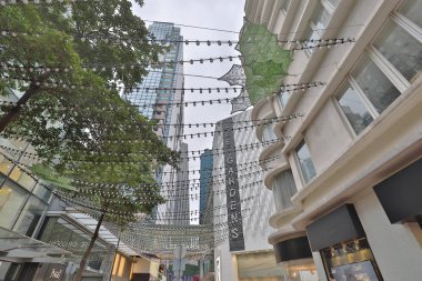 ünlü lüks alışveriş ilçe Hong Kong Adası.