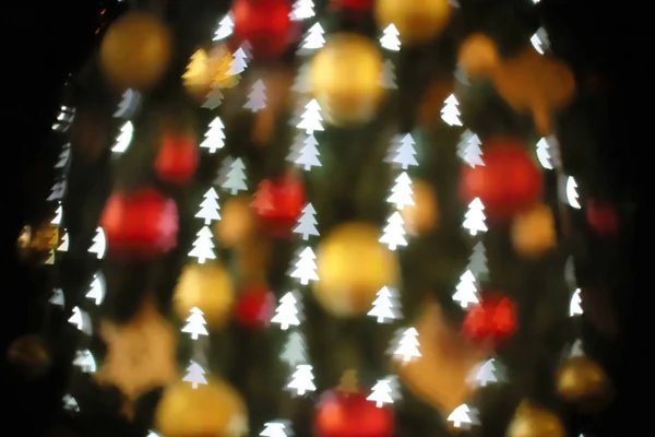 Fondo Bokeh Abstracto Navidad Brillante Fondo — Foto de Stock