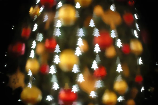 Fondo Bokeh Abstracto Navidad Brillante Fondo — Foto de Stock
