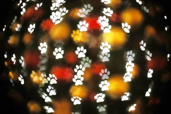 Sfondo Bokeh Astratto Natale Sfondo Scintillante — Foto Stock