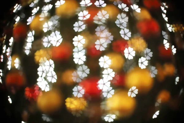 Sfondo Bokeh Astratto Natale Sfondo Scintillante — Foto Stock