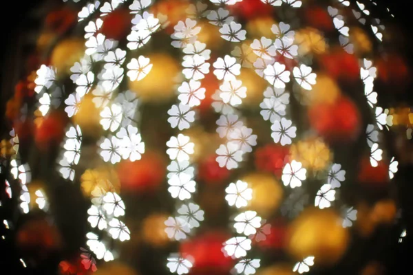 Abstract Achtergrond Bokeh Kerst Glittering Achtergrond — Stockfoto