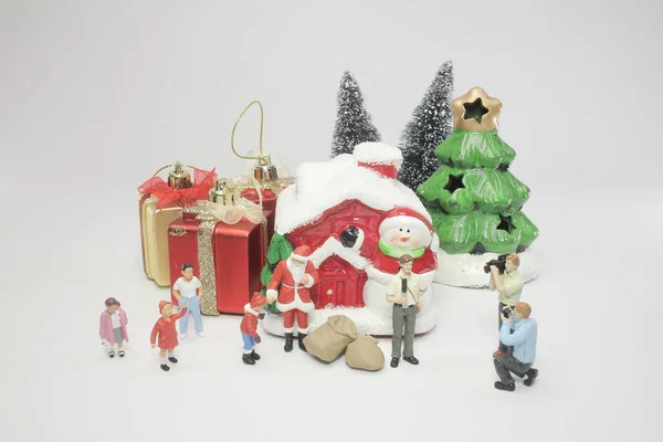 Image Christmas Figure Board — Stock Photo, Image