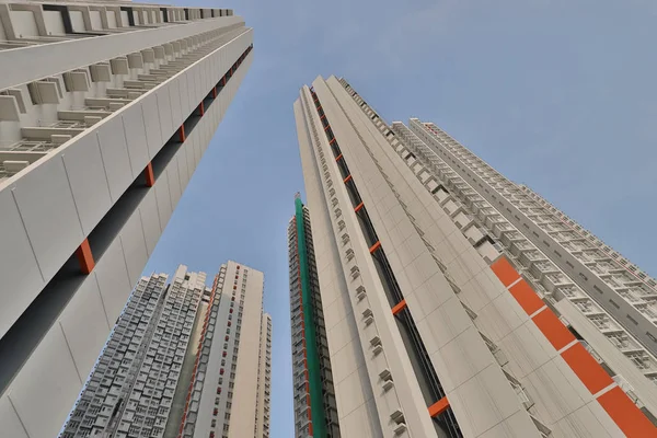 香港新的公共房屋 — 图库照片