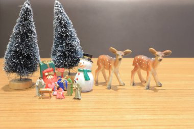 Bebek İsa figürü Noel Nativity Sahne