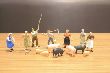 çiftlik figürü mini