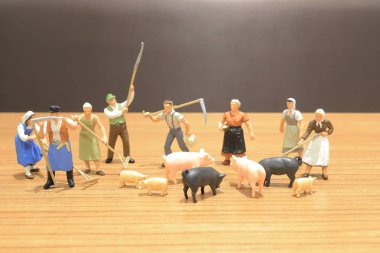 çiftlik figürü mini