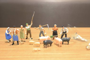 çiftlik figürü mini