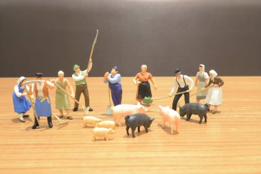 çiftlik figürü mini