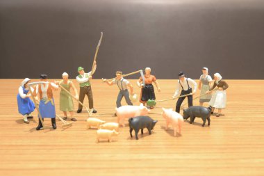 çiftlik figürü mini