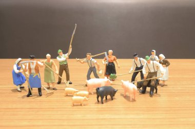 çiftlik figürü mini