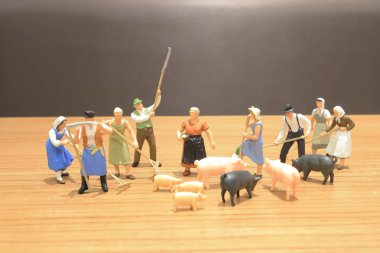 çiftlik figürü mini