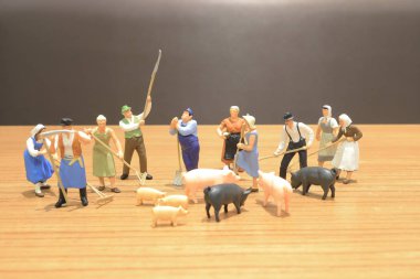 çiftlik figürü mini