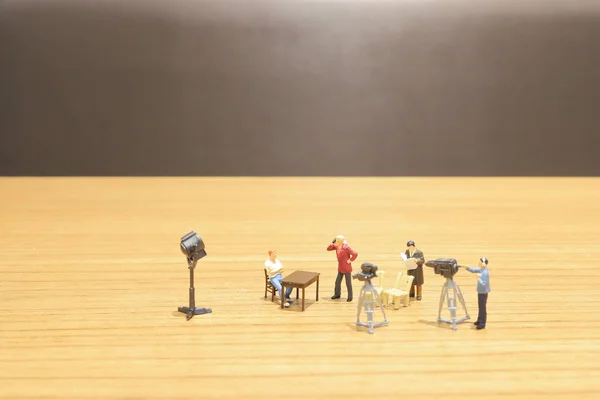 Group Movie Marker Toy Figure — Stock Photo, Image