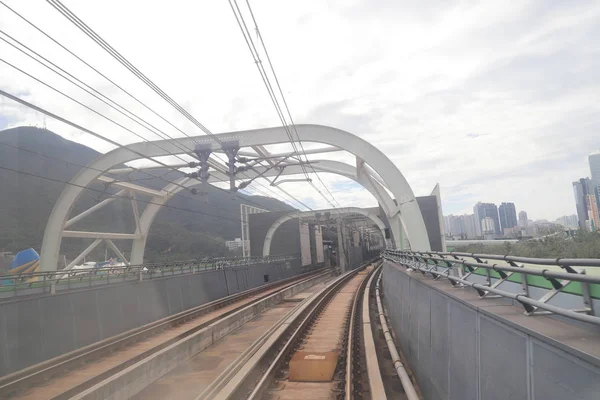 Железная Дорога Гонконге Метро — стоковое фото