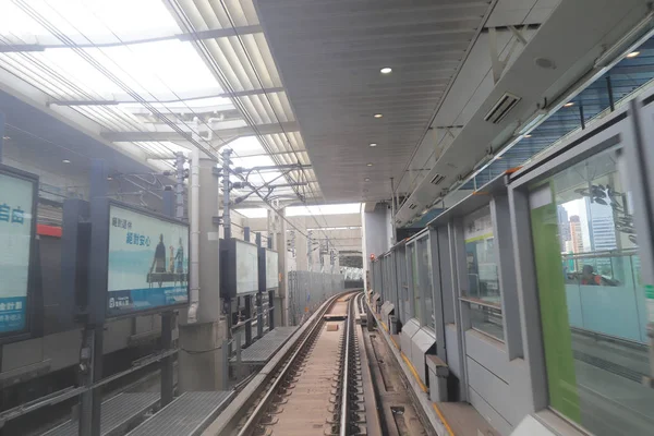 Ferrocarril Hong Kong Del Metro — Foto de Stock