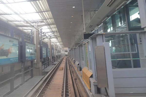 Ferrocarril Hong Kong Del Metro — Foto de Stock