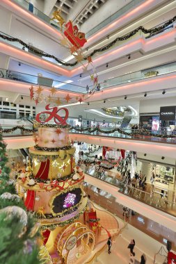 Festivali yürüyüş alışveriş merkezinde Kowloon Tong, Hong Kong.