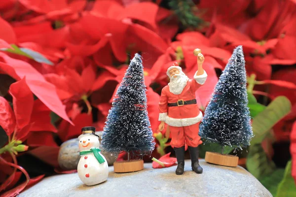 Decoración Dulce Juguete Divertido Santa Claus Figura — Foto de Stock