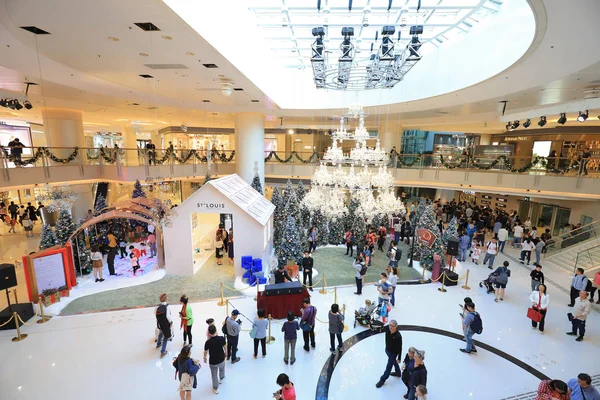 Está Adornado Con Hermosa Decoración Navidad — Foto de Stock