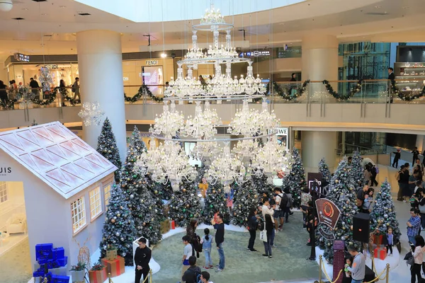 Est Orné Une Belle Décoration Noël — Photo