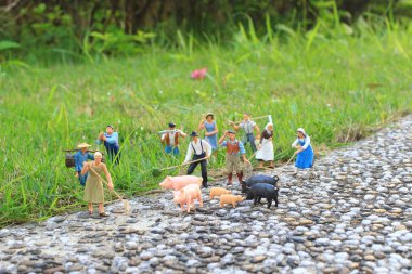 çiftlik figürü mini