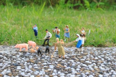 çiftlik figürü mini