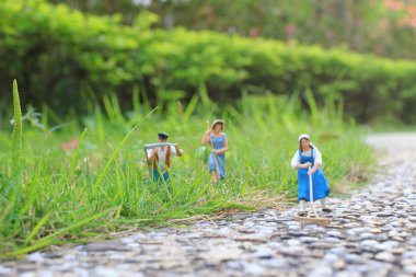 eğlenceli bir grup çiftçi hatlarıma açık