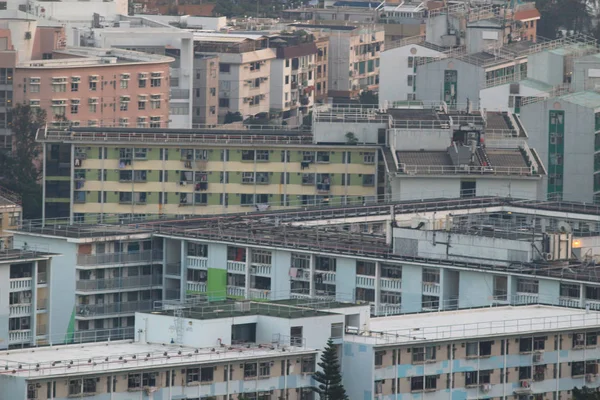 Façade Bâtiment Jour Kowloon — Photo