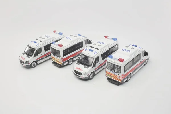 Toy Police Car Indoors Horizontally Color — Stock Photo, Image