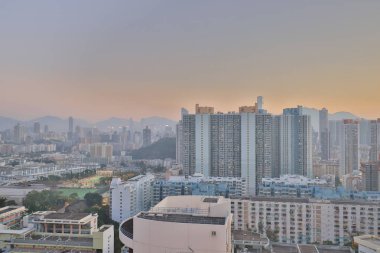 Orta kowloon kowloon tong adlı bir şehir scape