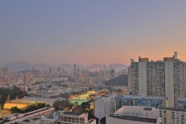 Orta kowloon kowloon tong adlı bir şehir scape