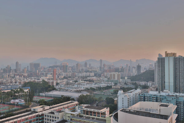 A city scape of Middle kowloon at kowloon tong