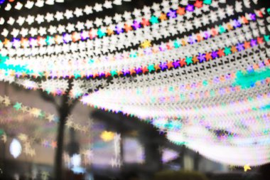 bir Noel ışıkları ve yeni yıl tatil arka zemin